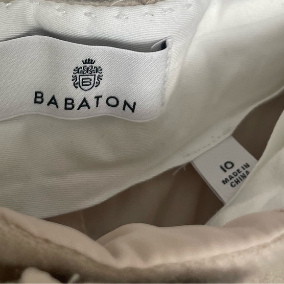 ARITZIA CASHMERE EFFORTLESS PANTS IN THE COLOR HEATHER NOMAD TAUPE - Picture 4 of 4